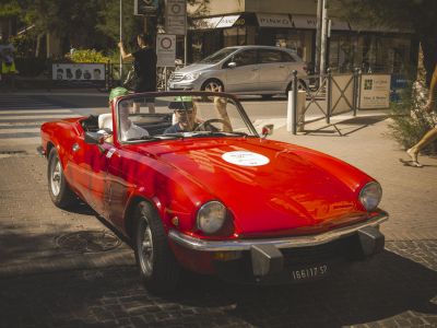 TRIUMPH SPITFIRE 1500 -WEDDING CLASSIC CAR RENTAL-HIRE -TUSCANY FLORENCE SIENA PISA CHIANTI