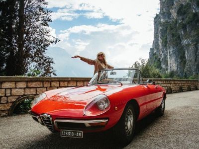 ALFA ROMEO -CLASSIC CAR RENTAL-HIRE LAKE GARDA -VERONA-MANTUA-BRESCIA