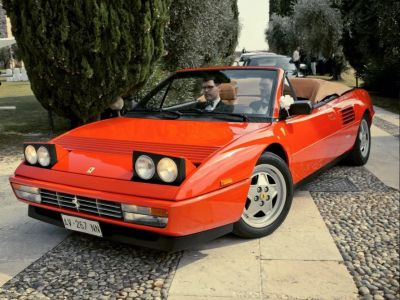 FERRARI MONDIAL T CABRIOLET -CLASSIC CAR RENTAL-HIRE LAKE GARDA -VERONA-MANTUA-BRESCIA