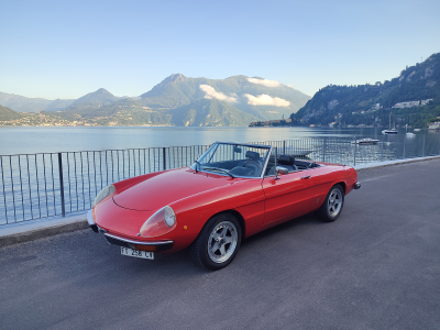 ALFA ROMEO -CLASSIC CAR RENTAL-HIRE – LAKE COMO – LECCO - COMO