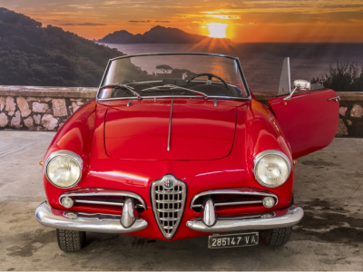 ALFA ROMEO -CLASSIC CAR RENTAL-HIRE – AMALFI COAST – Naples - SORRENTO